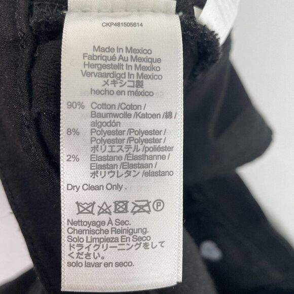 Madewell Mid Rise Kick Out Flare Crop Jeans in True Black Wash Coated Edition 33 - Picture 7 of 8